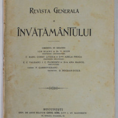 REVISTA GENERALA A INVATAMANTULUI , ANUL III , NR. 8 , 1 MARTIE , 1908