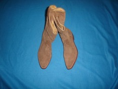CIZME DE DAMA BIG STAR DE PIELE INTOARSA MARIMEA 40 ORIGINALE