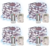 Set de 4 instalatii Stanbow, LED, alb, 5 m