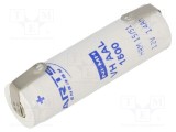 Acumul: Ni-MH AA 1,2V 1500mAh urechi pentru lipire &Oslash;14x49,2mm