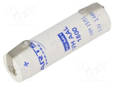 Acumul: Ni-MH AA 1,2V 1500mAh urechi pentru lipire &amp;Oslash;14x49,2mm foto