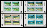 RO 1994, LP 1359 &quot;Fauna ocrotita - sturioni&quot; , bloc de 4 , MNH, Nestampilat