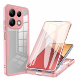Cumpara ieftin Husa pentru Xiaomi Redmi Note 13 5G + Folie, Techsuit ColorVerse 360 Series, Pink