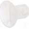 Surub M3, poliamida, lungime 5mm, ingropat, pas filet 0.5, DREMEC - 8G202M3X05