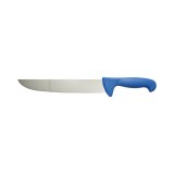 Cutit macelarie profesional 26cm, lama otel 5Cr15MoV, maner Nylon albastru Breckner Germany