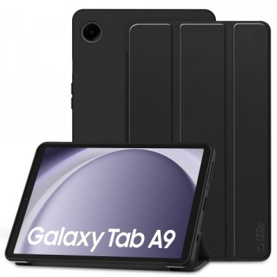 Husa pentru Samsung Galaxy Tab A9, Tech-Protect, SmartCase, Neagra foto