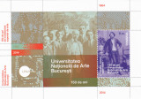 UNIVERSITATEA DE ARTE BUCURESTI ,BLOC,Lp.2024a, MNH,2014, ** ROMANIA, Istorie, Nestampilat