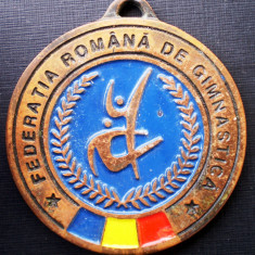 5.116 ROMANIA MEDALIE FEDERATIA ROMANA DE GIMNASTICA 49mm III