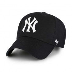 47brand șapcă MLB New York Yankees culoarea negru, cu imprimeu B-MVPSP17WBP-BKW