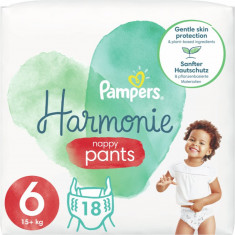 Pampers Harmonie Pants Size 6 scutece tip chiloțel 15+ kg 18 buc