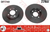 Disc frana ALFA ROMEO 155 (167) (1992 - 1997) TRW DF1740