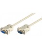 Cablu serial 1:1 RS232 D-SUB 9 pini tata-mama 5m Goobay