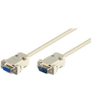 Cablu serial 1:1 RS232 D-SUB 9 pini tata-mama 5m Goobay foto