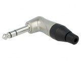 Mufă Jack 6,3mm Stereo 90&deg; Cablu
