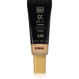 Dripping Gold CC Me In Mini Trial make-up cu textura usoara SPF 45 culoare Golden 05 5 ml