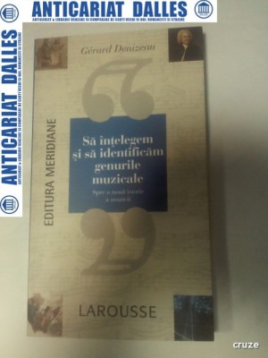 SA INTELEGEM SI SA IDENTIFICAM GENURILE MUZICALE - Gerald Denizeau foto