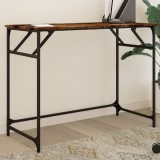 Birou vidaXL Stejar Sonoma 100x45x76 cm, Lemn &amp; Oțel, Birou Calculator, Design Modern, Durabil &amp; Robust