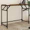 vidaXL Birou stejar sonoma 100x45x76 cm lemn/oțel vopsit electrostatic