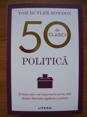 TOM BUTLER-BOWDON - 50 DE CLASICI - POLITICA - 2020 foto
