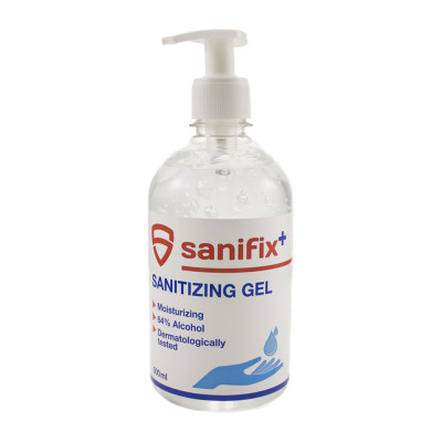 SANIFIX+ Gel dezinfectant pentru m&amp;acirc;ini, cu dozator, 500 ml foto