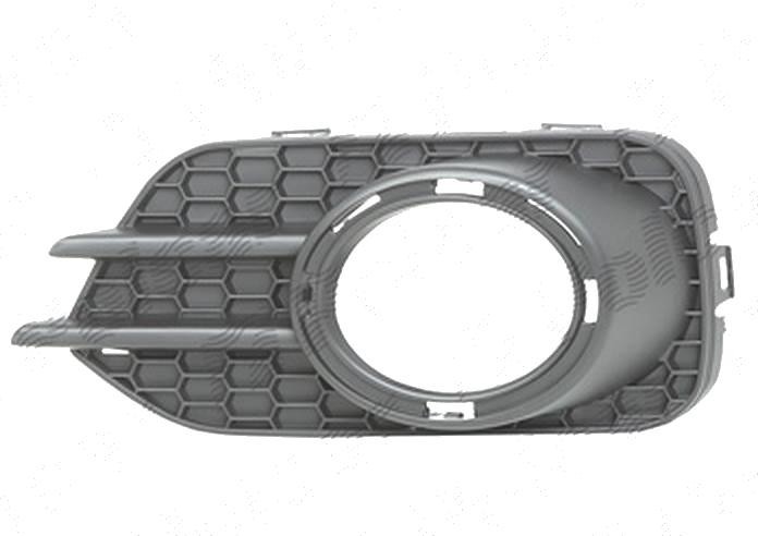 Grila bara Volkswagen Tiguan (5n2), 04.2011-05.2016, fata, Stanga, Track&amp;amp;Field, cu gauri pt. rama proiector; cu gaura proiector