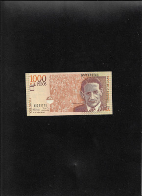 Columbia 1000 pesos 2011 seria05733731 unc foto