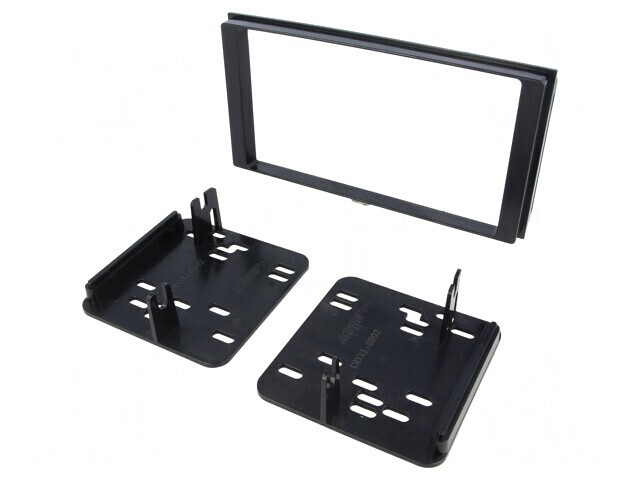 Cadru radio 2 DIN negru Subaru