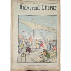 Revista Universul Literar nr.45/1897 pe coperta pirati marocani atacand o nava europeana