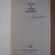 D. D. Rosca - Studii si eseuri filosofice (1970, editie cartonata)