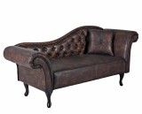 Sofa Chesterfield maro FHA071, Paturi si seturi dormitor