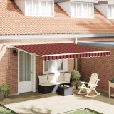 vidaXL Marchiză Retractabilă Automată Antracit 350x250 cm