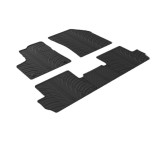 Set covorase auto din cauciuc Peugeot 3008 09.2016-2024 (Manual/ Automat/ Hybrid), Negru, Gledring, 5 buc.