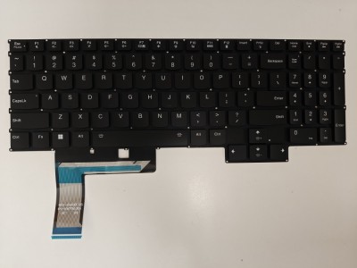 Tastatura Laptop, Lenovo, Legion Pro 7 16IRX8H Type 82WQ, iluminata RGB, neagra, layout US foto