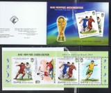 COREEA DE NORD 2014 FOTBAL CUPA MONDIALA IN CARNET, Nestampilat
