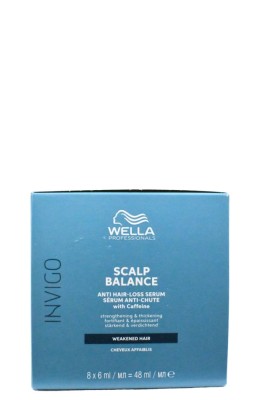 Tratament Wella Professionals Invigo Scalp Balance fiole impotriva caderii parului, 8x6 ml foto