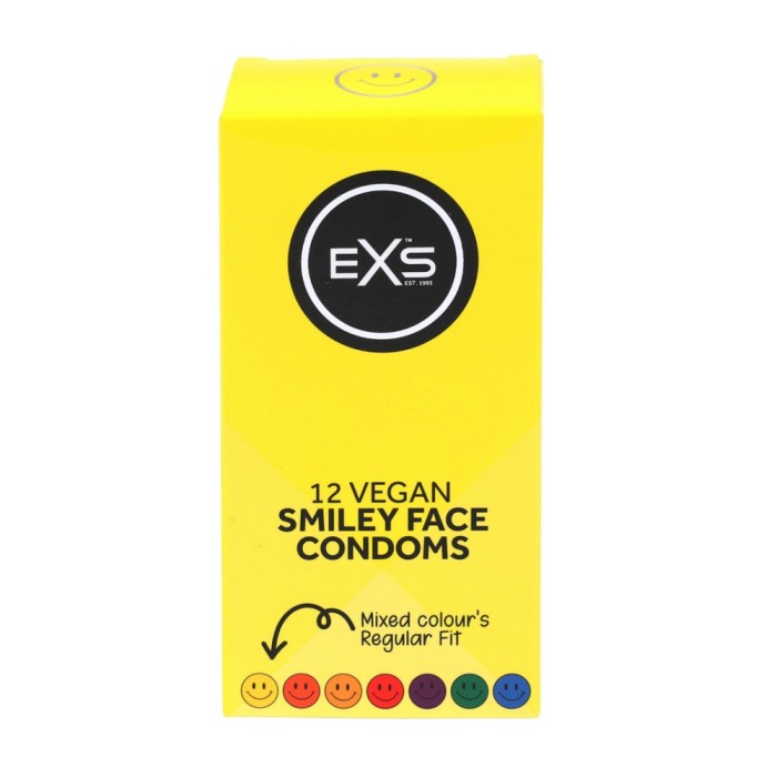 Prezervative EXS Smiley Face Regular - 12 buc.