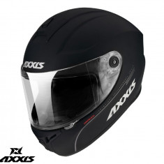 Casca integrala pentru scuter - motocicleta Axxis model Draken S V.2 A11 negru mat – tip viziera: MT-V-18C XL (61/62cm)