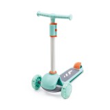Trotineta Glide Kick Scooter cu roti luminoase Hape Turcoaz