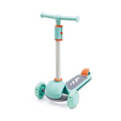 Trotineta Glide Kick Scooter cu roti luminoase Hape Turcoaz
