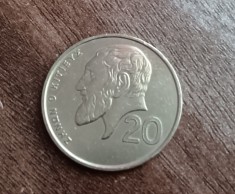 C50 - Moneda foarte veche - Cipru - 20 centi - 1993