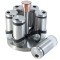 Set 6 recipiente pentru condimente, 120 ml, suport rotativ din otel inoxidabil, Berlinger Haus, BH 1992