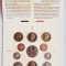 M01 Belgia set monetarie 10 monede 1995 50 centimes 1, 5, 20, 50 Francs