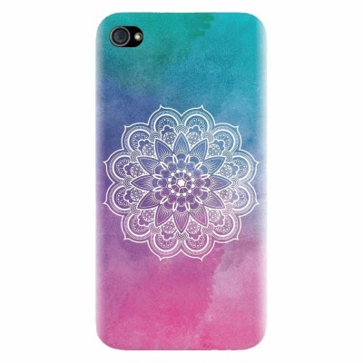 Husa silicon pentru Apple Iphone 4 / 4S, Mandala foto