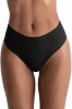 Chiloți Damă Silvia, Talie înaltă, Fără cusături, Negru - Negru, M, Linovit Store
