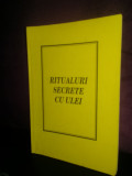 Carte veche,RITUALURI SECRETE CU ULEI - 63 p.de Colectie
