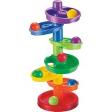Turn Spirala cu Bile Colorate, Jucarie Educationala pentru Copii, 12+ luni