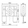 Buton husa scaun, Mercedes-Benz, Pentru MERCEDES Clasa C W205 ISOFIX, Negru