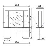 Buton husa scaun, Mercedes-Benz, Pentru MERCEDES Clasa C W205 ISOFIX, Negru
