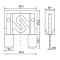 Buton husa scaun, Mercedes-Benz, Pentru MERCEDES Clasa C W205 ISOFIX, Negru