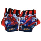 Manusi ciclisti copii SpiderMan, culoare rosu/albastru Cod:1245
